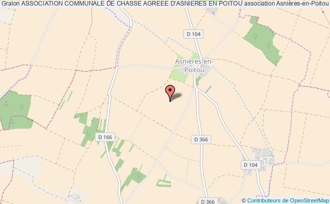 plan association Association Communale De Chasse Agreee D'asnieres En Poitou Asnières-en-Poitou