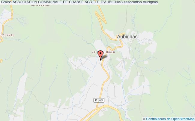 ASSOCIATION COMMUNALE DE CHASSE AGREEE D'AUBIGNAS