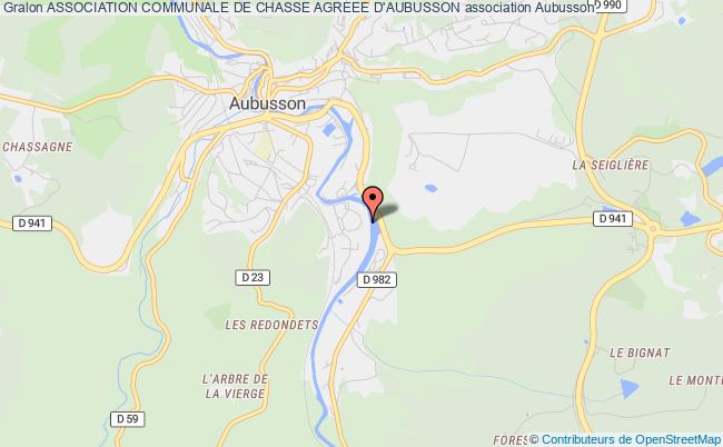 ASSOCIATION COMMUNALE DE CHASSE AGREEE D'AUBUSSON