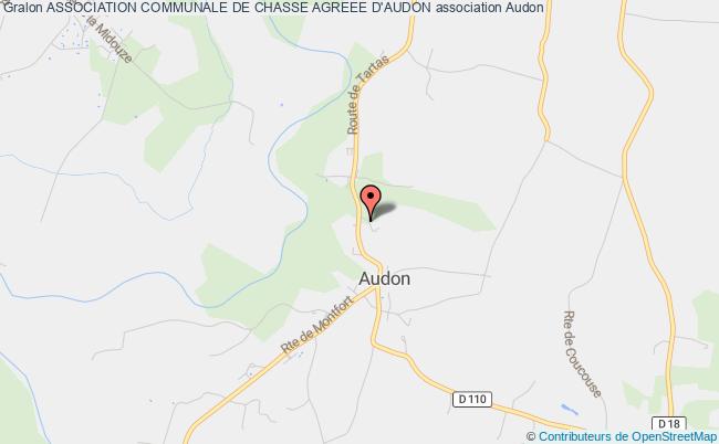 plan association Association Communale De Chasse Agreee D'audon Audon