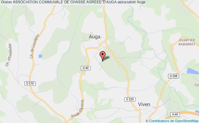 ASSOCIATION COMMUNALE DE CHASSE AGREEE D'AUGA