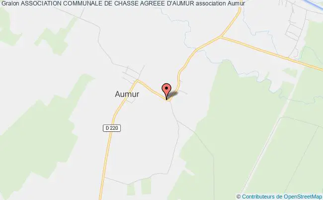 plan association Association Communale De Chasse Agreee D'aumur Aumur