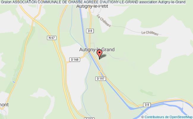 plan association Association Communale De Chasse Agreee D'autigny-le-grand Autigny-le-Grand