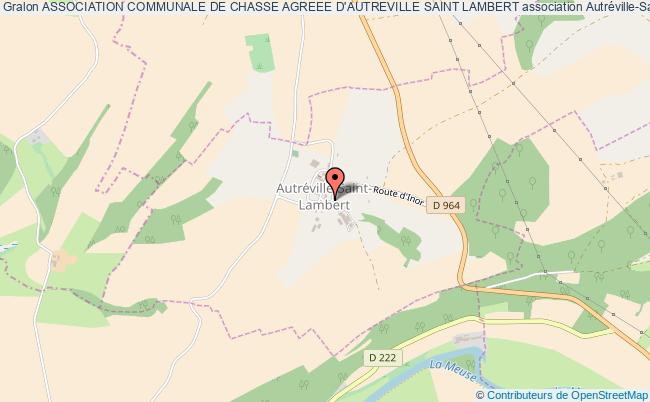 plan association Association Communale De Chasse Agreee D'autreville Saint Lambert Autréville-Saint-Lambert