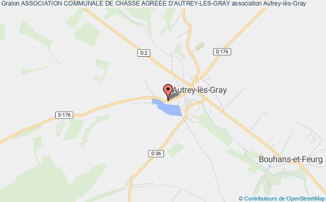 plan association Association Communale De Chasse AgrÉÉe D'autrey-les-gray Autrey-lès-Gray