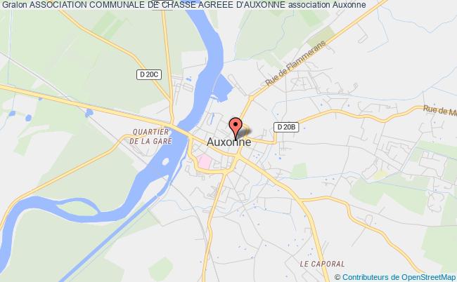plan association Association Communale De Chasse Agreee D'auxonne Auxonne