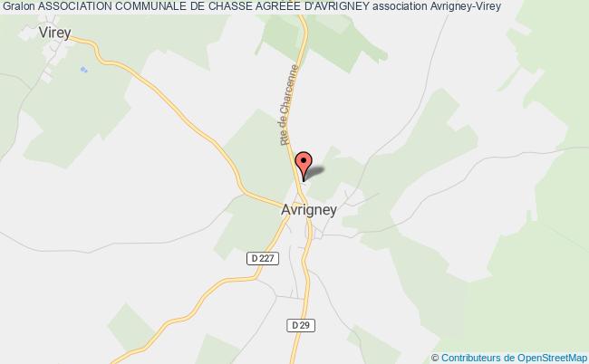 plan association Association Communale De Chasse AgrÉÉe D'avrigney Avrigney-Virey
