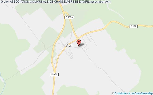 ASSOCIATION COMMUNALE DE CHASSE AGREEE D'AVRIL