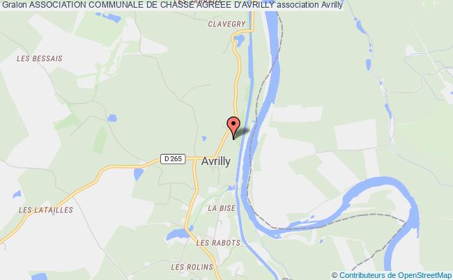 plan association Association Communale De Chasse Agreee D'avrilly Vichy