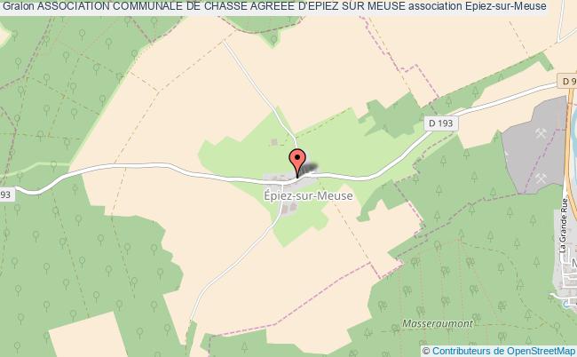 plan association Association Communale De Chasse Agreee D'epiez Sur Meuse Épiez-sur-Meuse