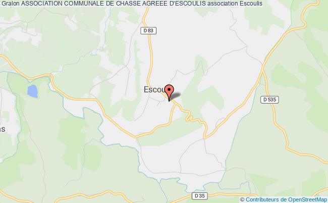 ASSOCIATION COMMUNALE DE CHASSE AGREEE D'ESCOULIS