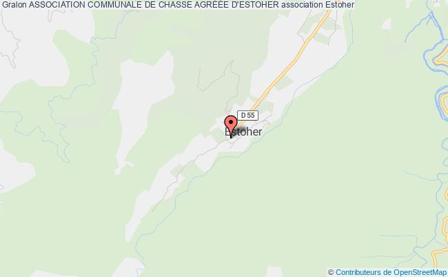 plan association Association Communale De Chasse AgrÉÉe D'estoher Estoher