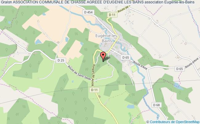plan association Association Communale De Chasse Agreee D'eugenie Les Bains Eugénie-les-Bains
