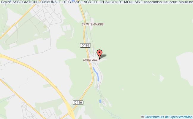 ASSOCIATION COMMUNALE DE CHASSE AGREEE D'HAUCOURT MOULAINE