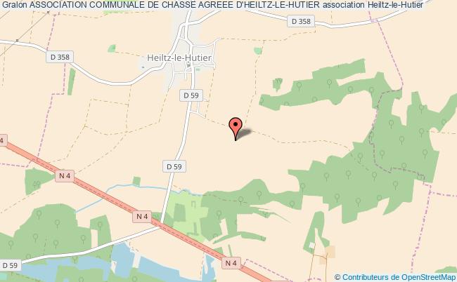 plan association Association Communale De Chasse Agreee D'heiltz-le-hutier Heiltz-le-Hutier