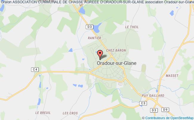 plan association Association Communale De Chasse Agreee D'oradour-sur-glane Oradour-sur-Glane