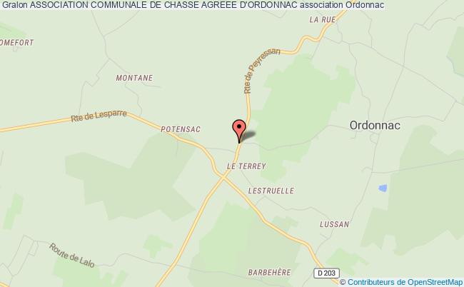 ASSOCIATION COMMUNALE DE CHASSE AGREEE D'ORDONNAC