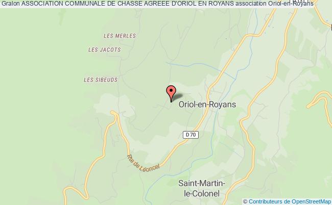 ASSOCIATION COMMUNALE DE CHASSE AGREEE D'ORIOL EN ROYANS