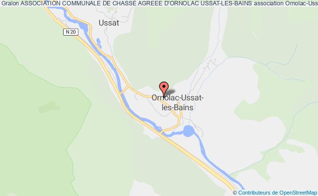 plan association Association Communale De Chasse Agreee D'ornolac Ussat-les-bains Ornolac-Ussat-les-Bains