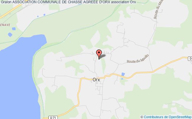 ASSOCIATION COMMUNALE DE CHASSE AGREEE D'ORX