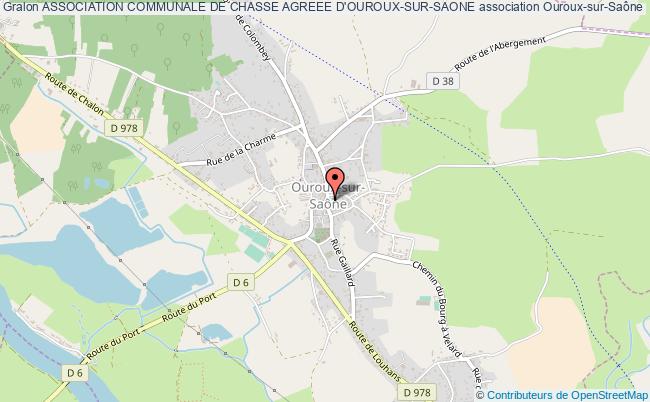 plan association Association Communale De Chasse Agreee D'ouroux-sur-saone Ouroux-sur-Saône