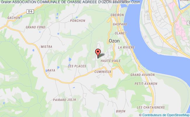 ASSOCIATION COMMUNALE DE CHASSE AGREEE D'OZON