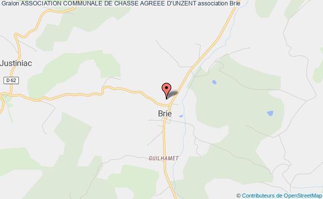 plan association Association Communale De Chasse Agreee D'unzent Brie