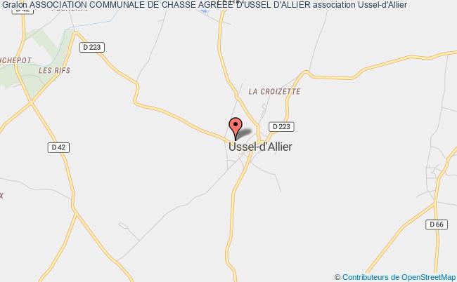 plan association Association Communale De Chasse Agreee D'ussel D'allier Ussel-d'Allier