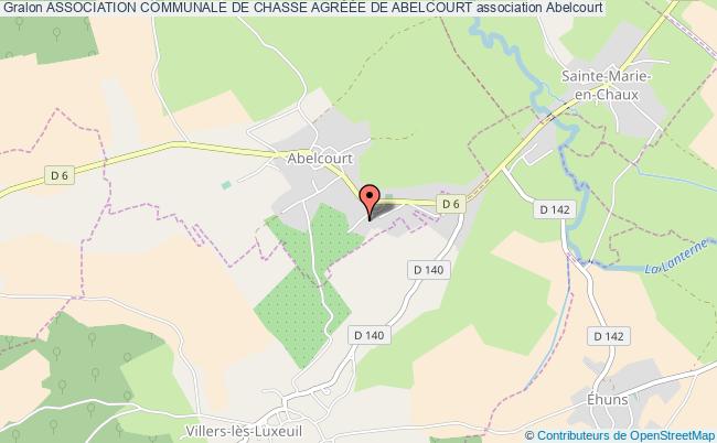 ASSOCIATION COMMUNALE DE CHASSE AGRÉÉE DE ABELCOURT