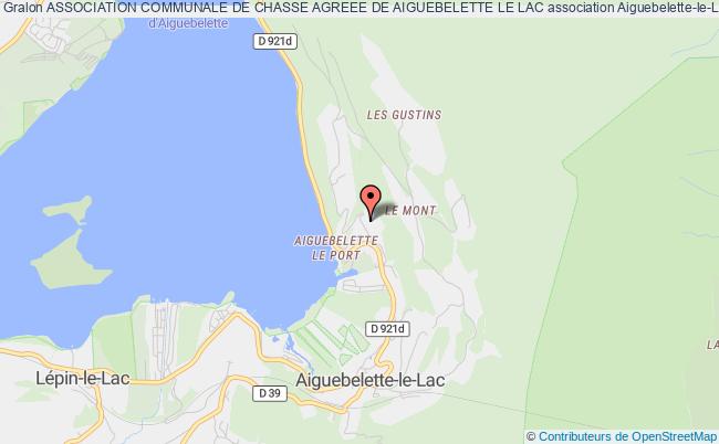 plan association Association Communale De Chasse Agreee De Aiguebelette Le Lac Aiguebelette-le-Lac