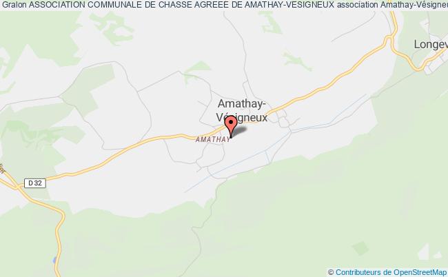 ASSOCIATION COMMUNALE DE CHASSE AGREEE DE AMATHAY-VESIGNEUX