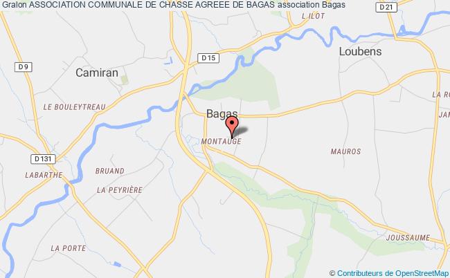 ASSOCIATION COMMUNALE DE CHASSE AGREEE DE BAGAS