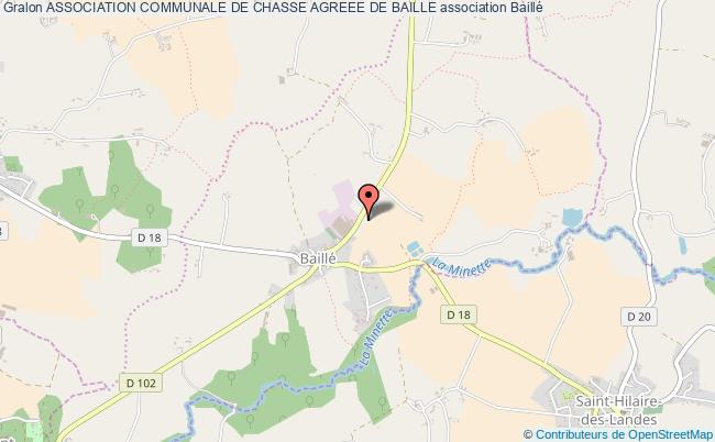 ASSOCIATION COMMUNALE DE CHASSE AGREEE DE BAILLE