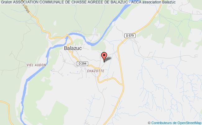 ASSOCIATION COMMUNALE DE CHASSE AGREEE DE BALAZUC - ACCA