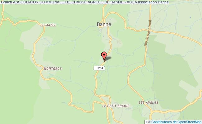 ASSOCIATION COMMUNALE DE CHASSE AGREEE DE BANNE - ACCA