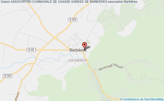 ASSOCIATION COMMUNALE DE CHASSE AGREEE DE BARBIERES