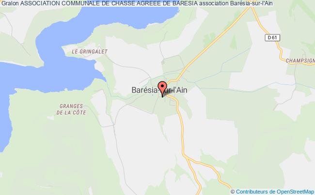 plan association Association Communale De Chasse Agreee De Baresia Barésia-sur-l'Ain