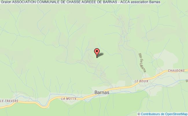 ASSOCIATION COMMUNALE DE CHASSE AGREEE DE BARNAS - ACCA
