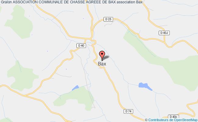 ASSOCIATION COMMUNALE DE CHASSE AGREEE DE BAX