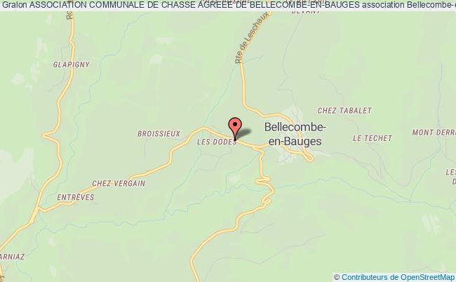 ASSOCIATION COMMUNALE DE CHASSE AGREEE DE BELLECOMBE-EN-BAUGES