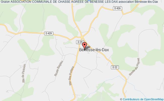 plan association Association Communale De Chasse Agreee De Benesse Les Dax Bénesse-lès-Dax