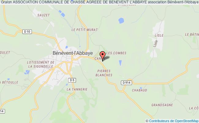 ASSOCIATION COMMUNALE DE CHASSE AGREEE DE BENEVENT L'ABBAYE