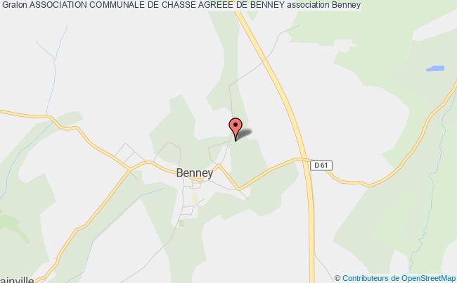 ASSOCIATION COMMUNALE DE CHASSE AGREEE DE BENNEY