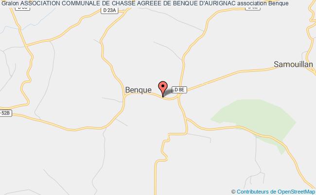 ASSOCIATION COMMUNALE DE CHASSE AGREEE DE BENQUE D'AURIGNAC