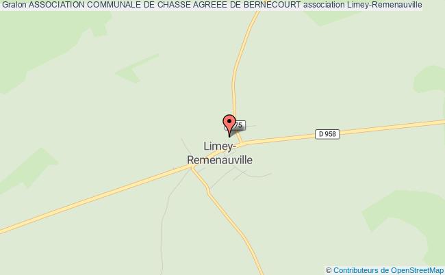 plan association Association Communale De Chasse Agreee De Bernecourt Limey-Remenauville