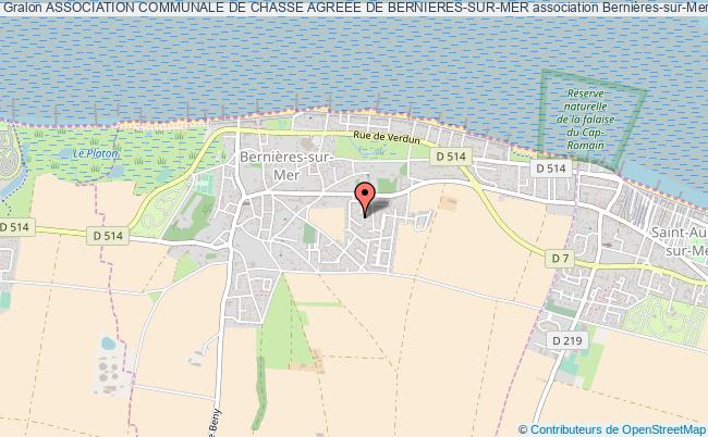 plan association Association Communale De Chasse Agreee De Bernieres-sur-mer Bernières-sur-Mer