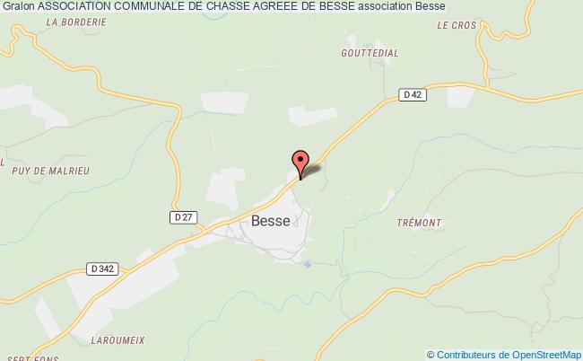 ASSOCIATION COMMUNALE DE CHASSE AGREEE DE BESSE