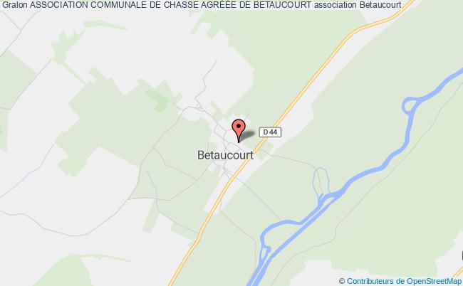 ASSOCIATION COMMUNALE DE CHASSE AGRÉÉE DE BETAUCOURT