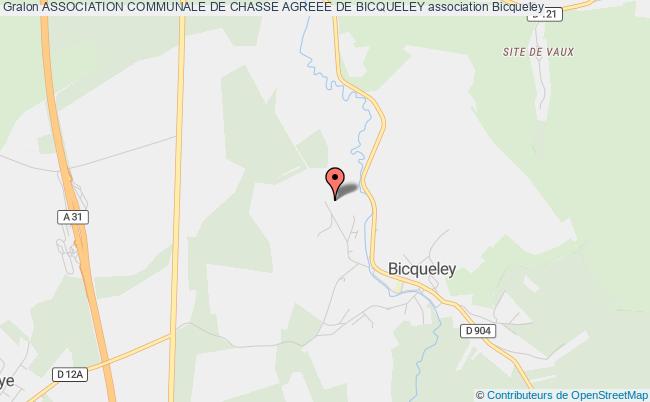 ASSOCIATION COMMUNALE DE CHASSE AGREEE DE BICQUELEY
