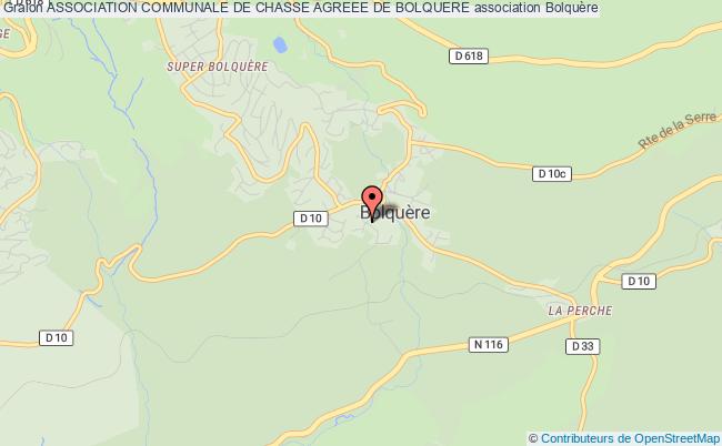 ASSOCIATION COMMUNALE DE CHASSE AGREEE DE BOLQUERE